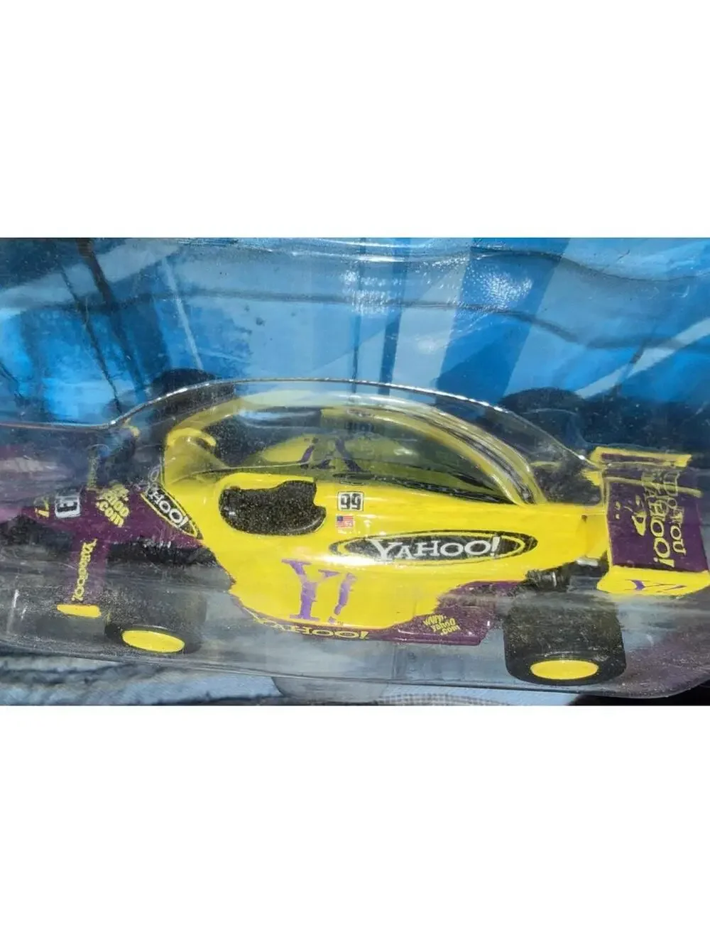 NEW JOHNNY LIGHTNING YAHOO #99 DIECAST VEHICLE NEW ON BENT CARD See Photos